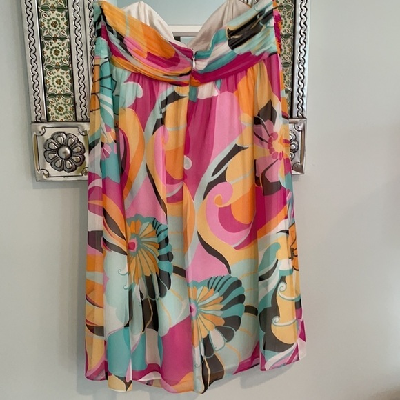 Shoshanna Anthropologie Silk Chiffon Dress - Picture 8 of 12